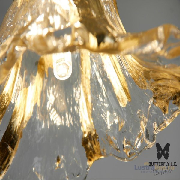 Люстра Glass Campanula Gold Leaf Люстра Glass Campanula Gold Leaf