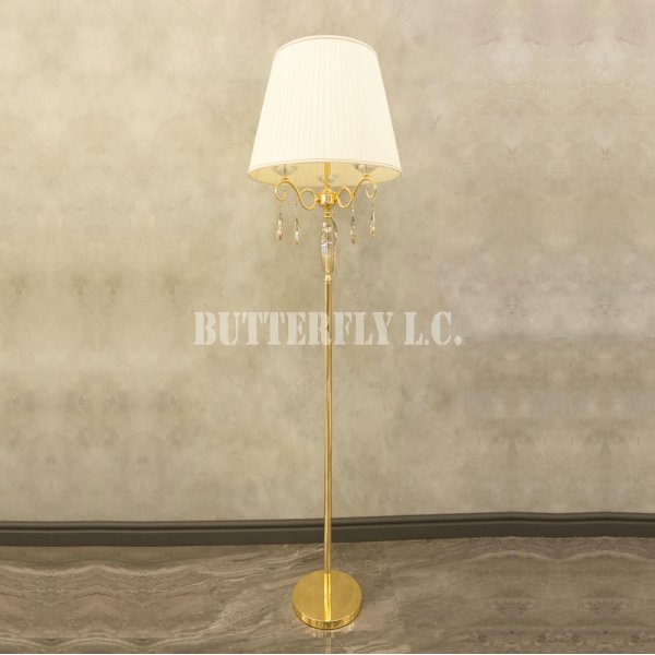Торшер 102/3F Gold