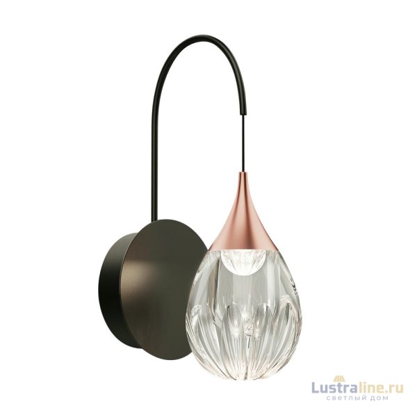 Бра Delight Collection Stilla MB24001004-1A copper/clear