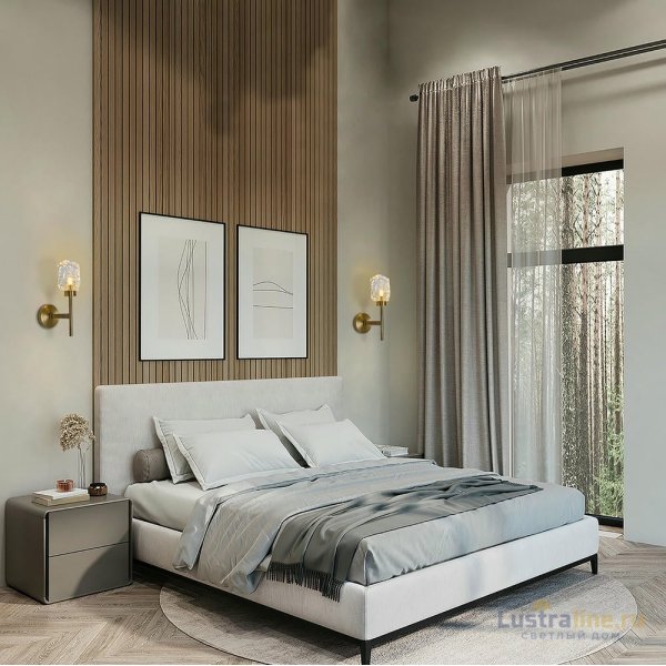 Бра Delight Collection BRWL7071-01 antique brass