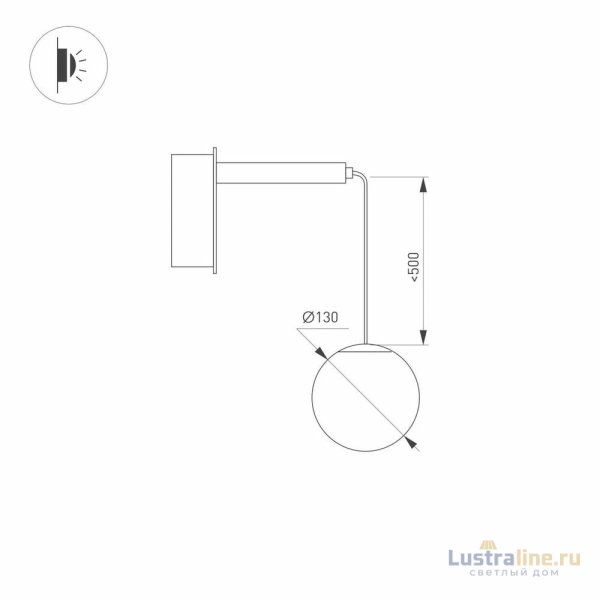 Бра Arlight SP-Beads-Wall-Hang-R130-6W Day4000 037065 Бра Arlight SP-Beads-Wall-Hang-R130-6W Day4000 037065