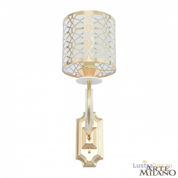 Бра Arte Milano Florentia-1237 301237/1W Wh/Gd Бра Arte Milano Florentia-1237 301237/1W Wh/Gd