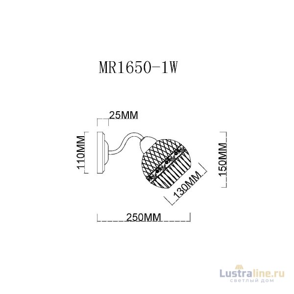 Бра MyFar Frank MR1650-1W