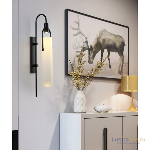 Бра DeLight Collection Arc Well B6066W/L black/white Бра DeLight Collection Arc Well B6066W/L black/white
