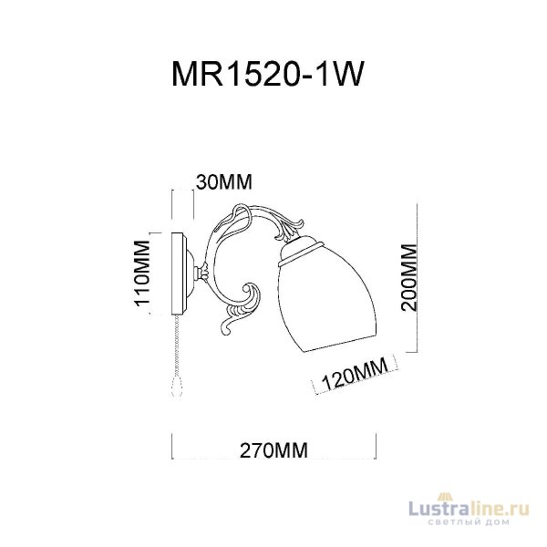 Бра MyFar Biene MR1520-1W Бра MyFar Biene MR1520-1W