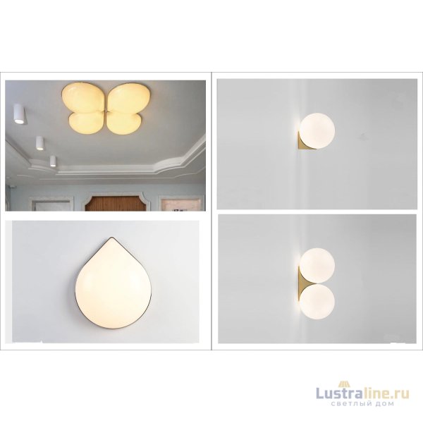 Бра iLamp Golden 10560W/1 WH-GL
