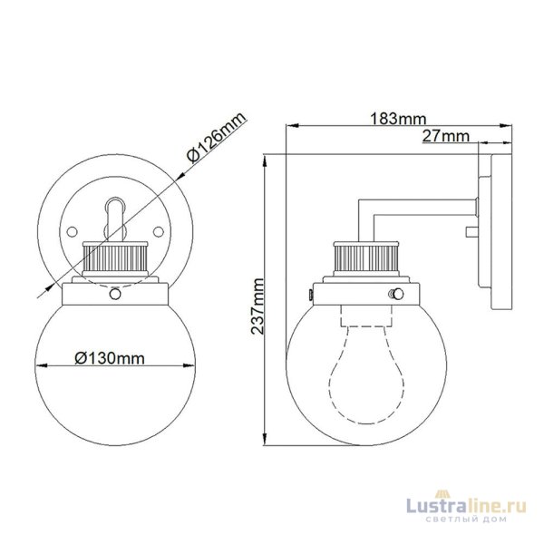 Бра Hinkley Poppy QN-POPPY1-HB-BATH Бра Hinkley Poppy QN-POPPY1-HB-BATH