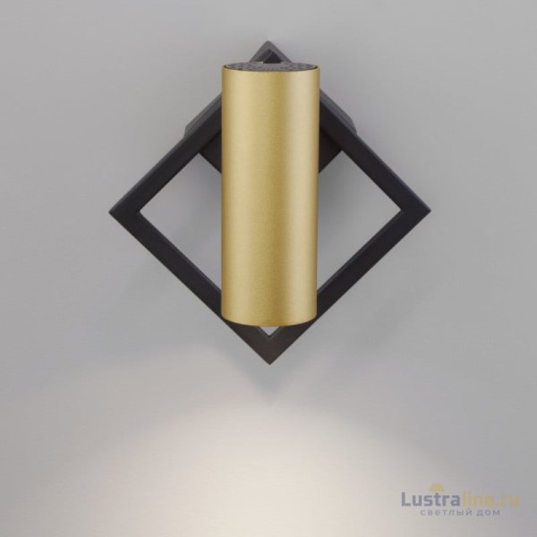 Бра Eurosvet 20091/1 LED черный/ золото Бра Eurosvet 20091/1 LED черный/ золото
