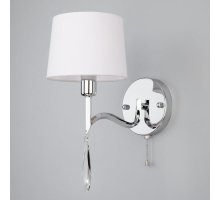 Бра Eurosvet 10127/1 хром/прозрачный хрусталь Strotskis (10093/1)