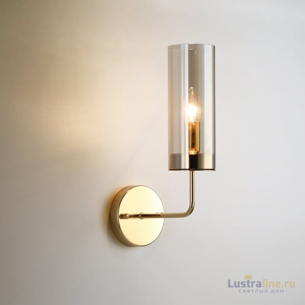 Бра ImperiumLoft Agne Blue Glass Tube 100322-22