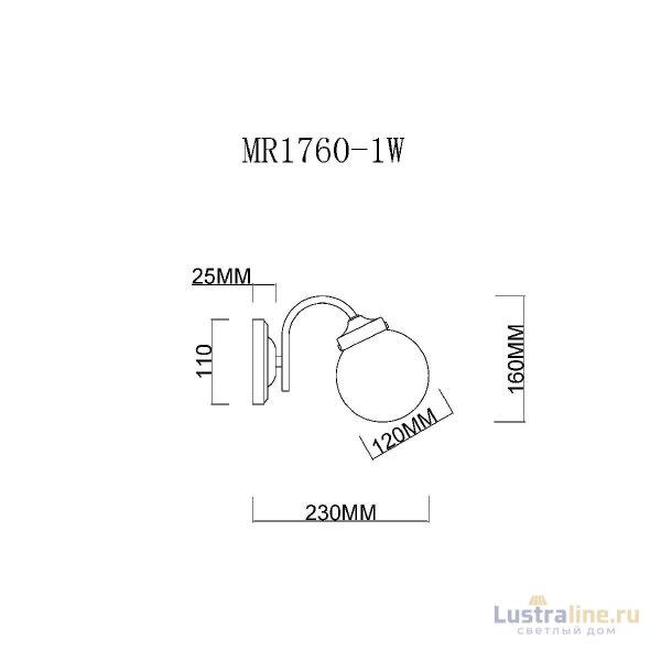 Бра MyFar Easy MR1760-1W