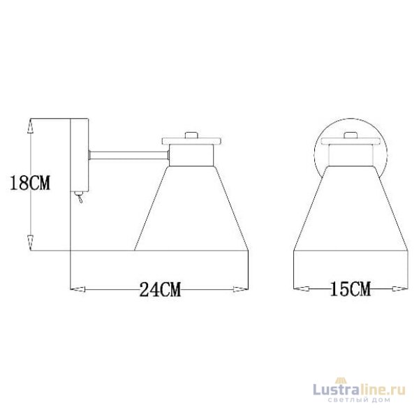 Бра Arte Lamp Tyler A1031AP-1WH