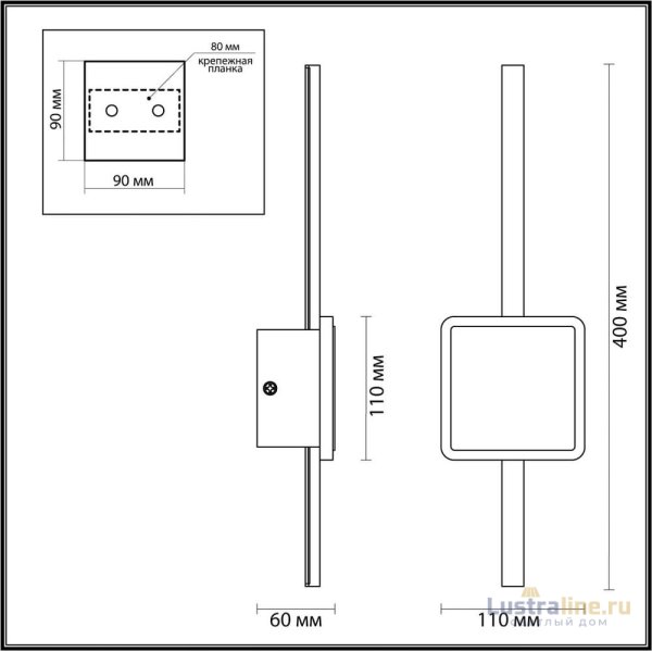 Бра Odeon Light 4257/12WL