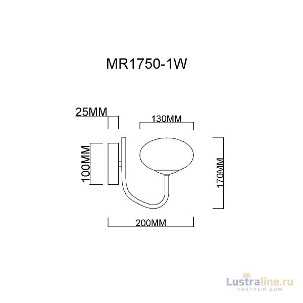 Бра MyFar Scott MR1750-1W