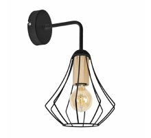 Бра IMEX MD.9051-1-W-BK+WOOD