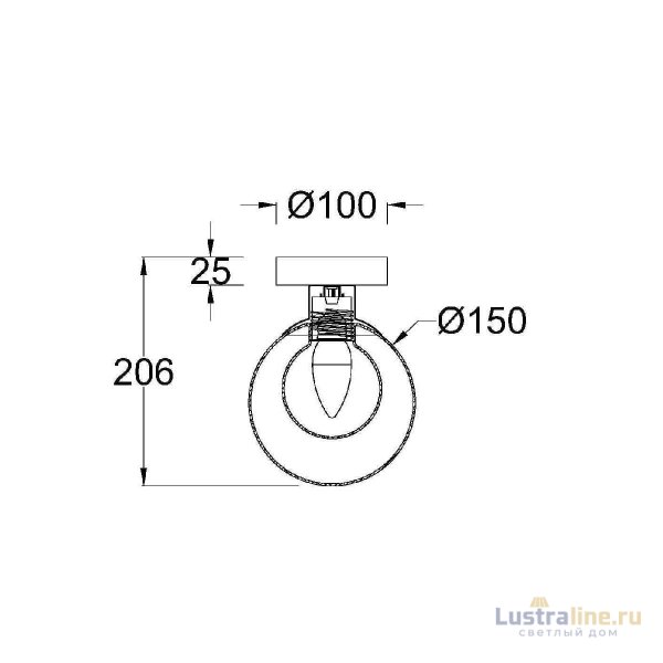 Бра Maytoni Basic form MOD521WL-01G1 Бра Maytoni Basic form MOD521WL-01G1