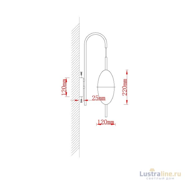 Бра Arte Lamp Andromeda A2089AP-3GO Бра Arte Lamp Andromeda A2089AP-3GO