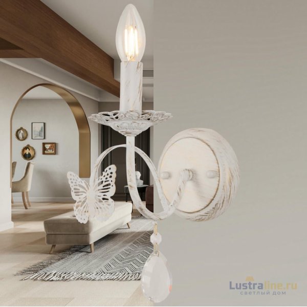 Бра Arte Milano 346179/1W WT+G Бра Arte Milano 346179/1W WT+G