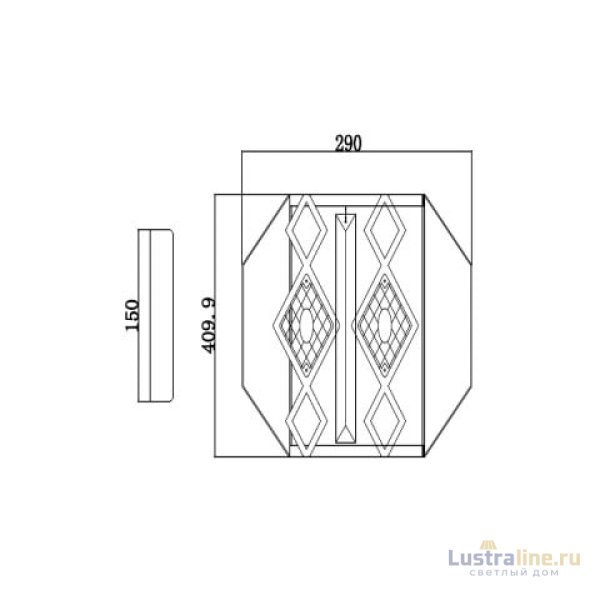 Бра Vele Luce Buzzati VL2181W02 Бра Vele Luce Buzzati VL2181W02
