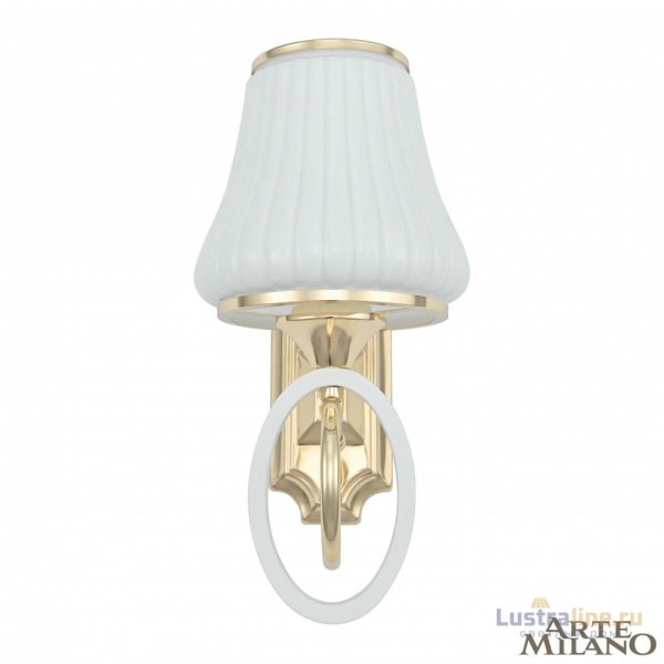 Бра Arte Milano Florentia-2387 302387/1W Wh/Gd