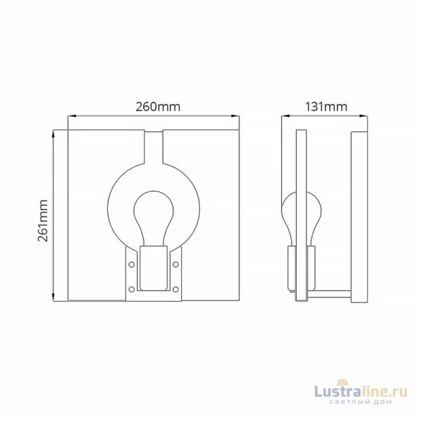 Бра Hinkley Ludlow QN-LUDLOW1-PN