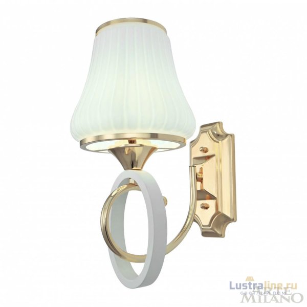 Бра Arte Milano Florentia-2387 302387/1W Wh/Gd