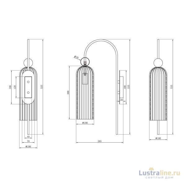Бра Maytoni Antic MOD302WL-01W