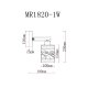 Бра MyFar Olivia MR1820-1W