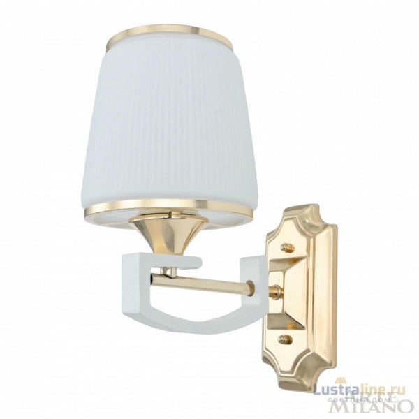 Бра Arte Milano Florentia-2457 302457/1W Wh/Gd Бра Arte Milano Florentia-2457 302457/1W Wh/Gd