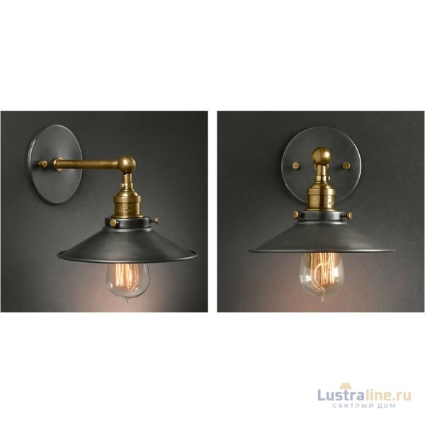 Бра ImperiumLoft Cone 20th c.Factory filament 84835-22