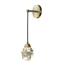 Бра DeLight Collection Crystal rock II 9701W brass