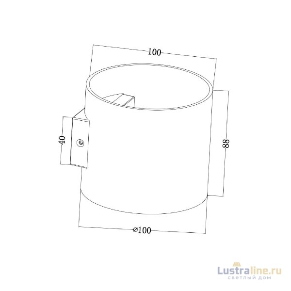 Бра Maytoni Rond C066WL-01B