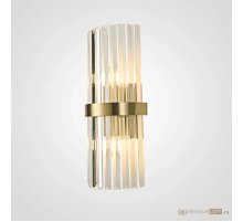 Бра ImperiumLoft Clear Glass Gold metal Wall Lamp 147727-22
