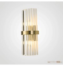 Бра ImperiumLoft Clear Glass Gold metal Wall Lamp 147727-22
