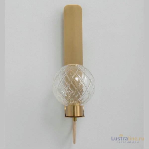 Бра Crystal Lux BELLA AP1 BRASS