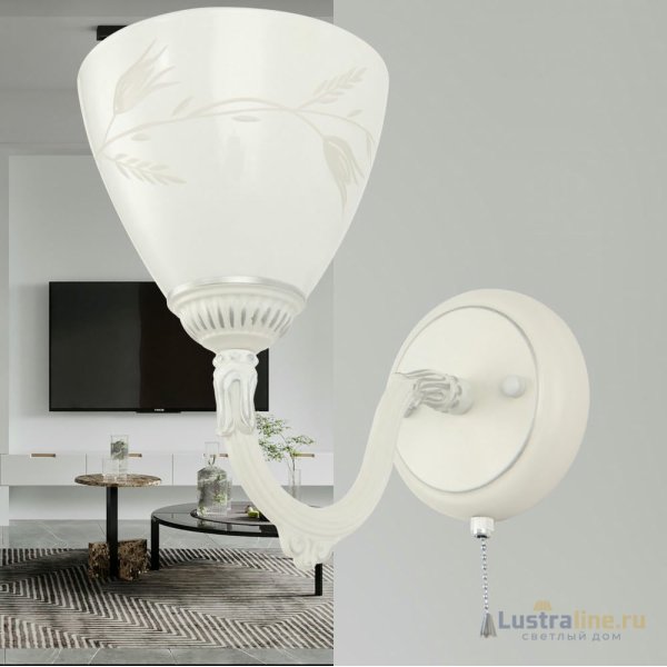 Бра Arte Milano 347837/1W WT+SL
