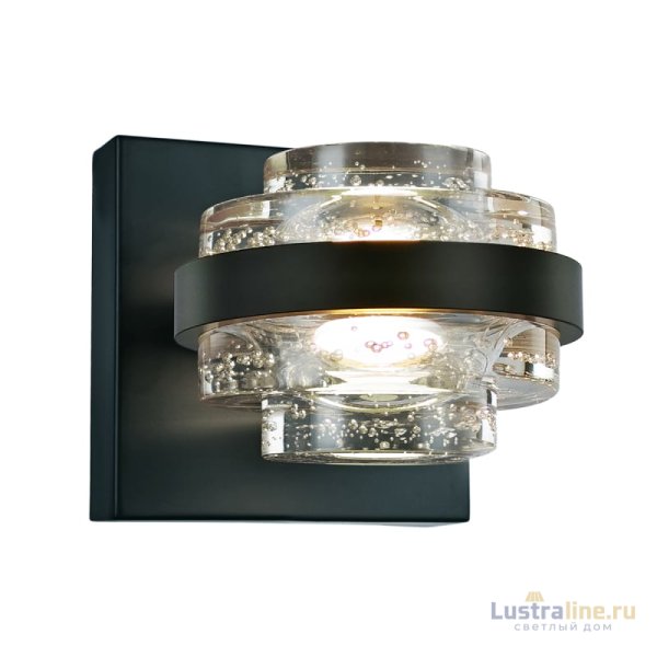 Бра Delight Collection MD22030002 MB22030002-1A black/clear Бра Delight Collection MD22030002 MB22030002-1A black/clear
