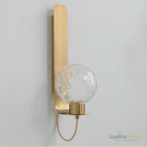 Бра Crystal Lux BELLA AP1 BRASS