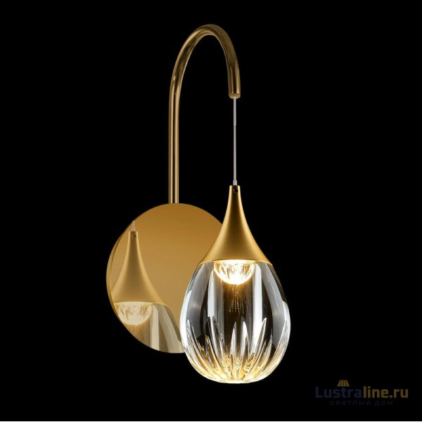 Бра Delight Collection Stilla MB24001004-1A gold/clear