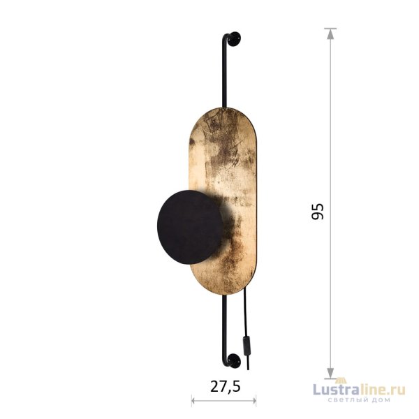Бра Nowodvorski Wheel Lux I 8430 Бра Nowodvorski Wheel Lux I 8430