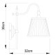 Бра Arte Lamp Seville A1509AP-1PB