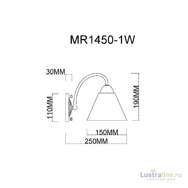 Бра MyFar Anna MR1450-1W