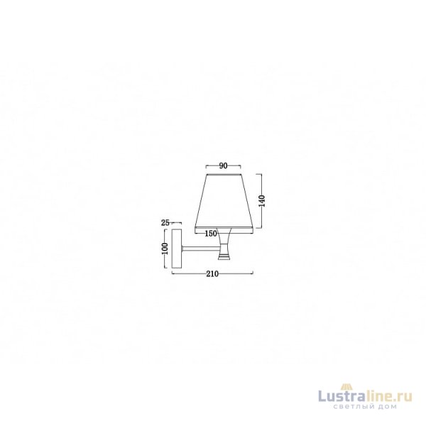Бра Freya Perfetto FR5098WL-01BBS Бра Freya Perfetto FR5098WL-01BBS