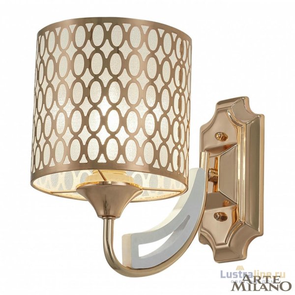 Бра Arte Milano Florentia-3387 303387/1W Wh/Gd Бра Arte Milano Florentia-3387 303387/1W Wh/Gd