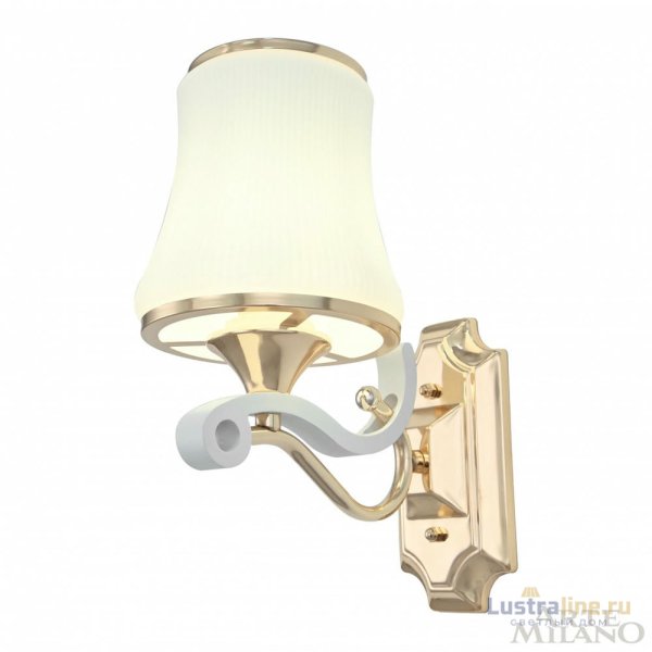 Бра Arte Milano Florentia-3987 303987/1W Wh/Gd