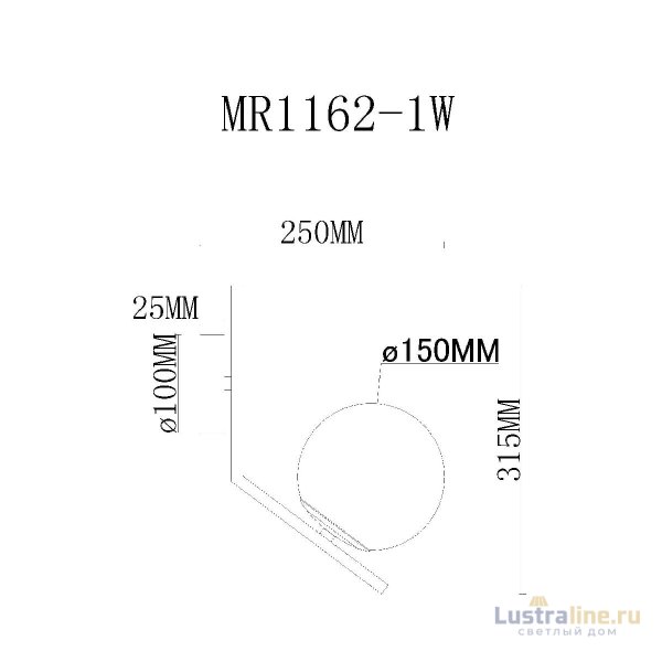 Бра MyFar Pierre MR1162-1W