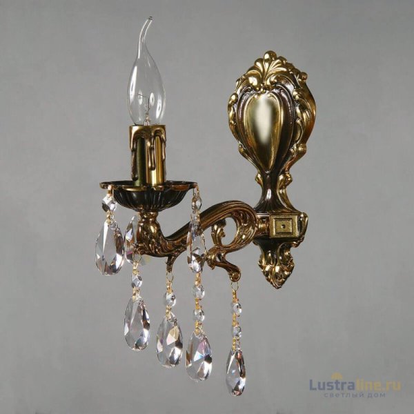 Бра Ambiente Leon 2128/1 PB Tear Drop Бра Ambiente Leon 2128/1 PB Tear Drop