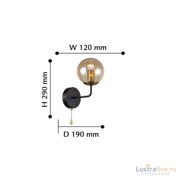 Бра F-Promo Modestus 2344-1W Бра F-Promo Modestus 2344-1W