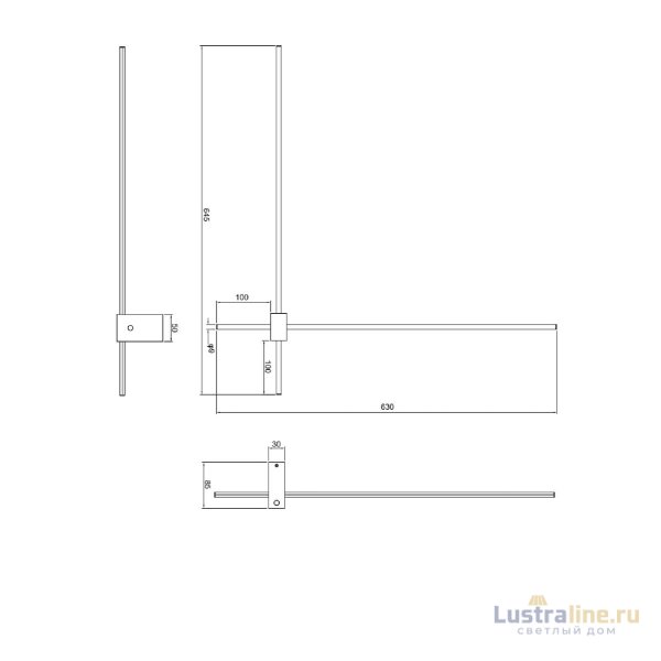 Бра Maytoni Technical Pars C070WL-L12GB3K
