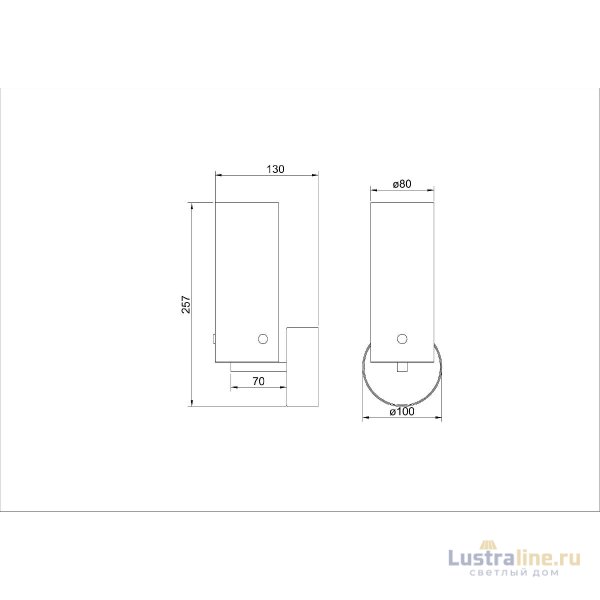 Бра Arte Lamp Lanterna A3606AP-8BK Бра Arte Lamp Lanterna A3606AP-8BK